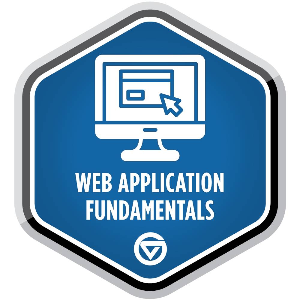 Web Application Fundamentals graduate badge.